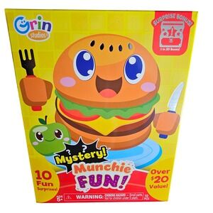 Grin Studios Mystery Munchie Fun 10 Surprises Blind Box Food Toys NEW